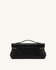 Thea East-West Top Handle Bag - Black
