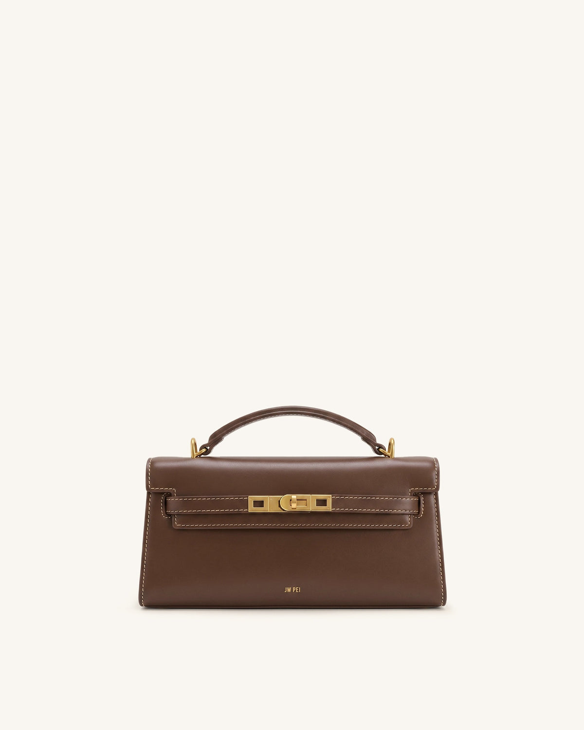 Noor Top Handle Bag - Amber Brown